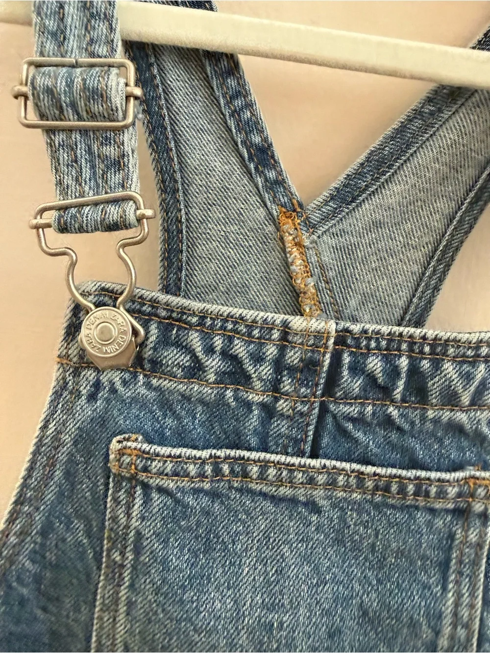Zara kids Denim Overall Dress - Blue
